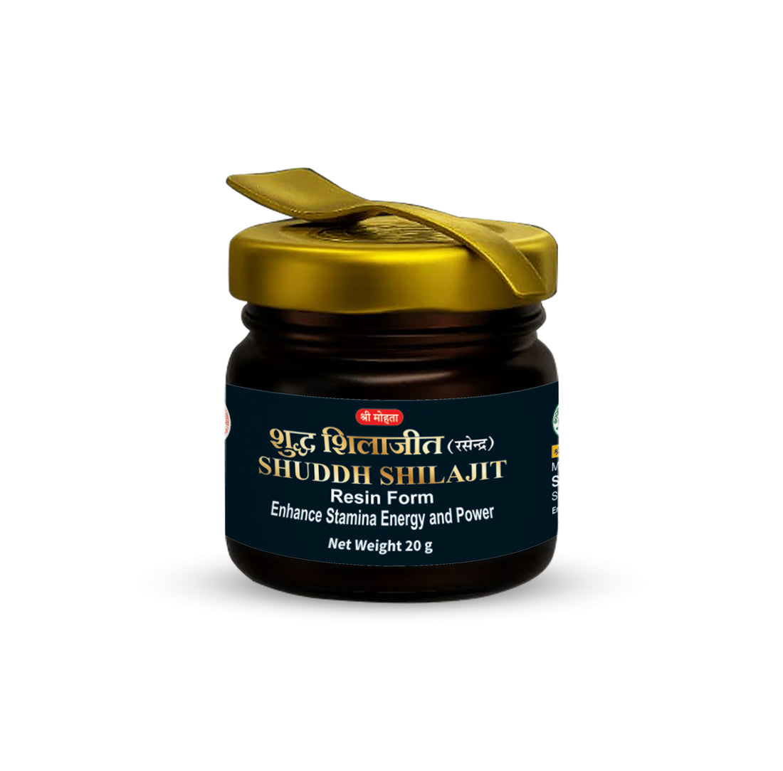 Shilajit (Resin Form) – 100% Pure & Authentic | Mohta Ayurvedic Rasayanshala