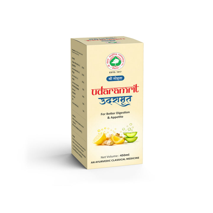 Udaramrit by Shri Mohta Rasayanshala | Herbal Formula for Digestive Health & Acidity Relief